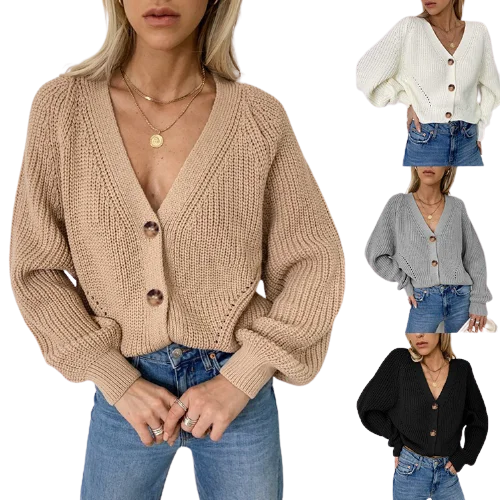 Fall 2021 Women Fashion Clothes V Neck Solid Female Tops Loose Plus Size Knitted Casual Sweater Cardigan
Fall 2021 Women Fashion Clothes V Neck Solid Female Tops Loose Plus Size Knitted Casual Sweater Cardigan