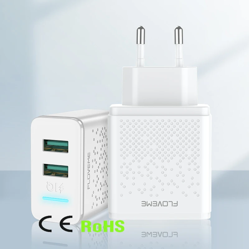 Free Shipping 1 Sample OK Amazon Hot Sales European standard dual port qc3.0 usb wall phone charger Custom Accept
Free Shipping 1 Sample OK Amazon Hot Sales European standard dual port qc3.0 usb wall phone charger Custom Accept