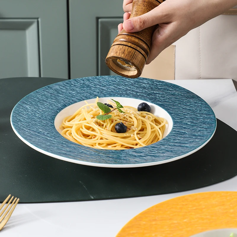 Ceramic 11 inch Soup Plate Pasta Plate Porcelain Round Plate Dinnerware for Restaurant
Ceramic 11 inch Soup Plate Pasta Plate Porcelain Round Plate Dinnerware for Restaurant