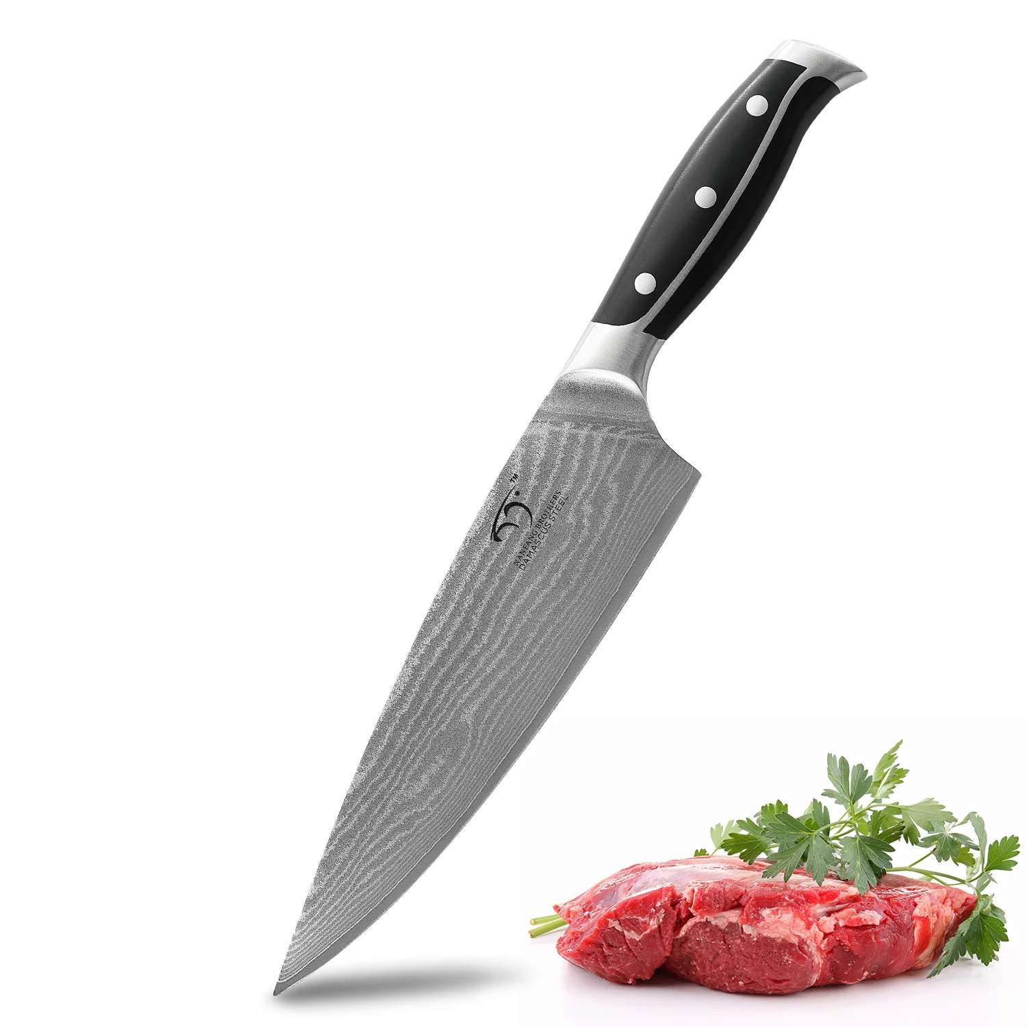 Amazon Hot Selling Damascus VG-10 Kitchen Chef Knife with Comfortable Ergonomic ABS Handle
Amazon Hot Selling Damascus VG-10 Kitchen Chef Knife with Comfortable Ergonomic ABS Handle