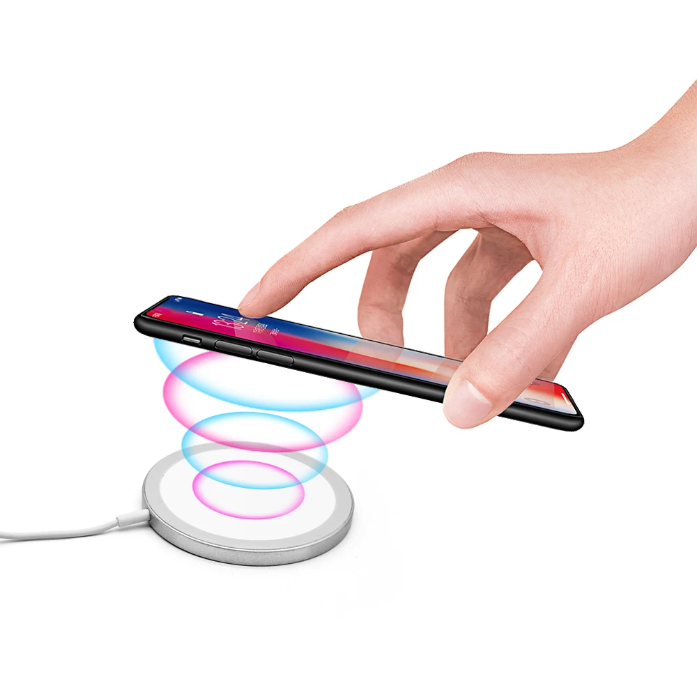 Magnetic Wireless Charger, 15W Max Fast Charging Pad with Strong Magnet, White
Magnetic Wireless Charger, 15W Max Fast Charging Pad with Strong Magnet, White