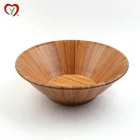 Bamboo Fiber Bamboo Bowl Custom Wholesale Bamboo Round Salad Bowl Set