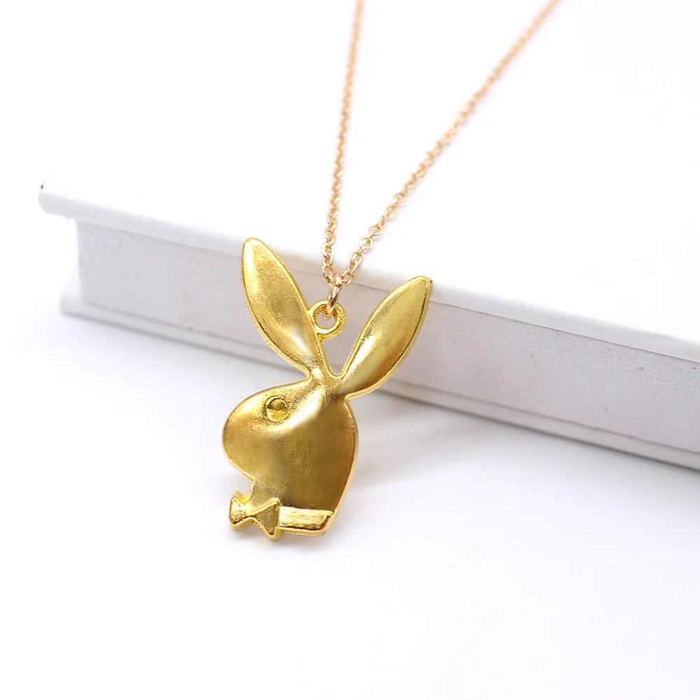 Cute play rabbit charm necklaces women funny animals Pendant necklace man Gentleman jewelry drop ship
Cute play rabbit charm necklaces women funny animals Pendant necklace man Gentleman jewelry drop ship