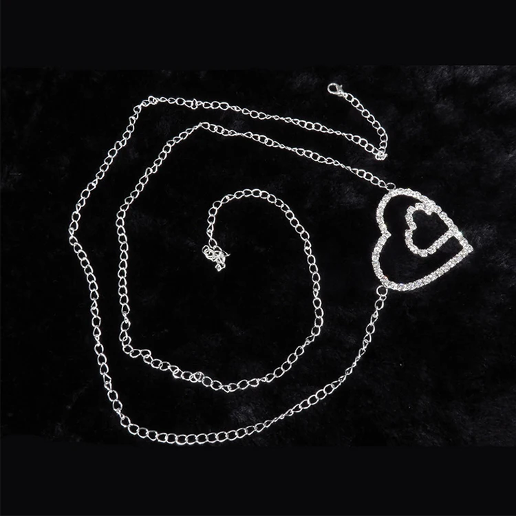 Hot Selling Fine Alloy Body Chain New Simple Body Chain Beautiful Heart Body Chain For Woman, Silver color
Hot Selling Fine Alloy Body Chain New Simple Body Chain Beautiful Heart Body Chain For Woman, Silver color