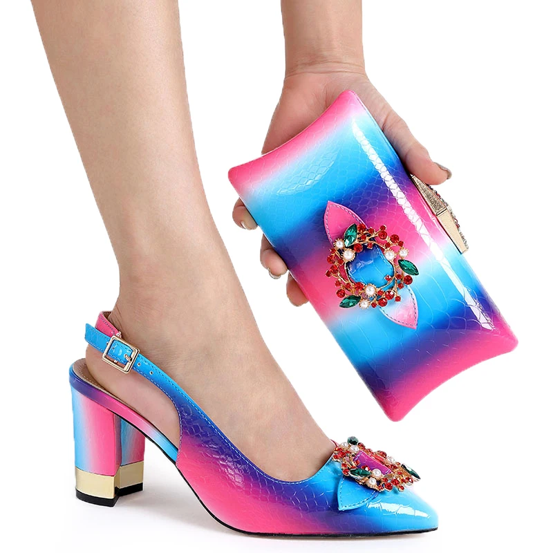 073-1 Italy Style African Women Shoes and Bags to Match Dress High Heels with Matching Purse Set
073-1 Italy Style African Women Shoes and Bags to Match Dress High Heels with Matching Purse Set