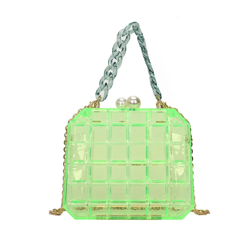 Wholesale Fashion Acrylic Transparent Box Bags PVC Shoulder Bags Women Hand bags Clear Purses and Handbags
Wholesale Fashion Acrylic Transparent Box Bags PVC Shoulder Bags Women Hand bags Clear Purses and Handbags