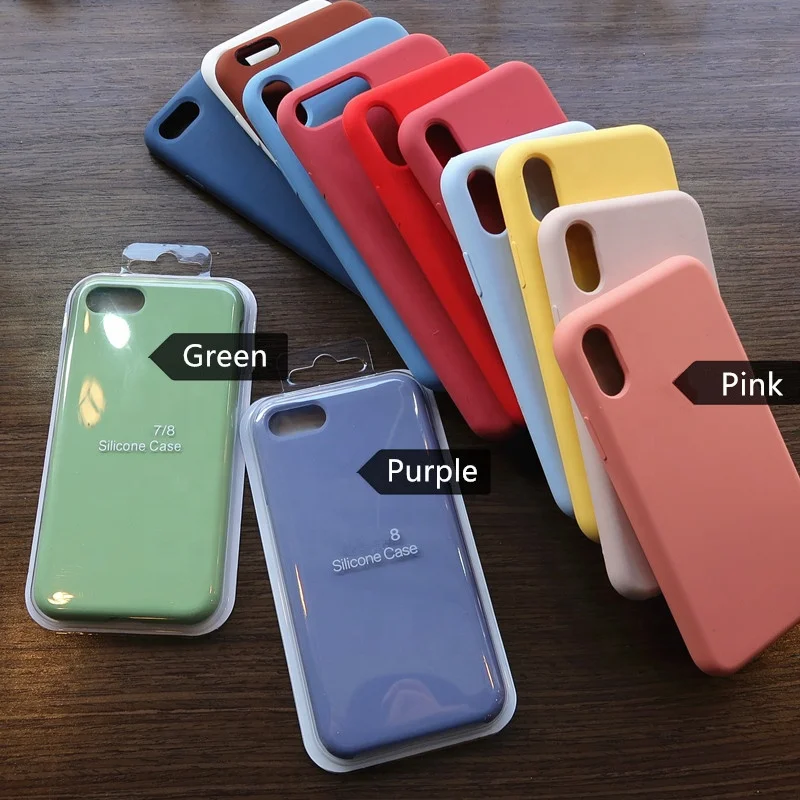 2020 High quality Liquid Silicone phone case for iphone se 2020 11 pro 7 plus xs xr xs max for iphone silicon case original logo, 63 colors
2020 High quality Liquid Silicone phone case for iphone se 2020 11 pro 7 plus xs xr xs max for iphone silicon case original logo, 63 colors