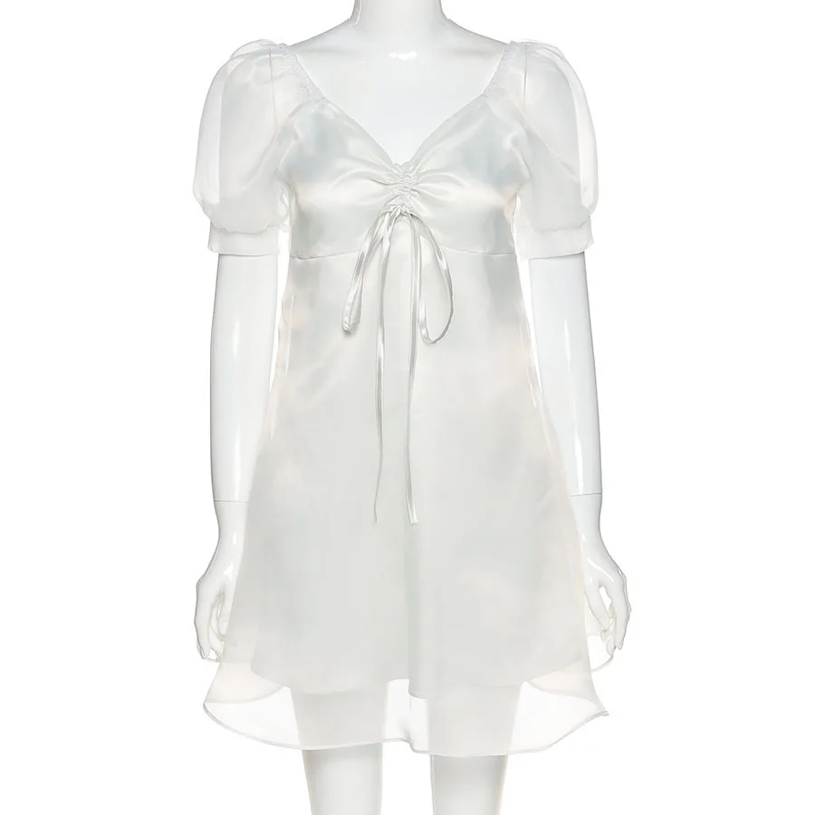 DS-370 sweet Korean style pleated dress women summer new casual Elegant mesh mini dresses female casual street wear
DS-370 sweet Korean style pleated dress women summer new casual Elegant mesh mini dresses female casual street wear