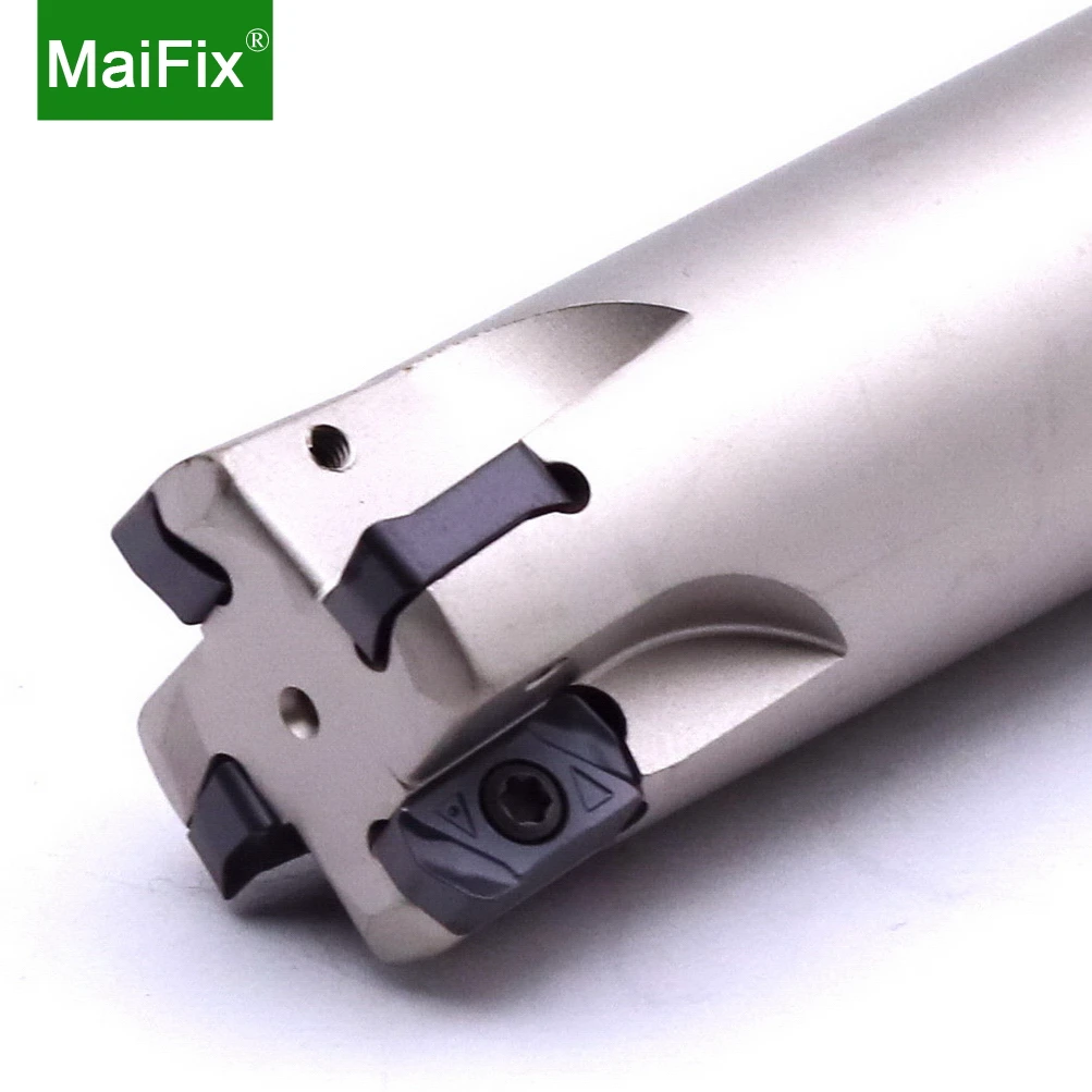 Maifix EXN03R CNC Lathe Machine Alloy End Mill LNMU Double Side Carbide Insert Fast Feeding Milling Cutter
Maifix EXN03R CNC Lathe Machine Alloy End Mill LNMU Double Side Carbide Insert Fast Feeding Milling Cutter