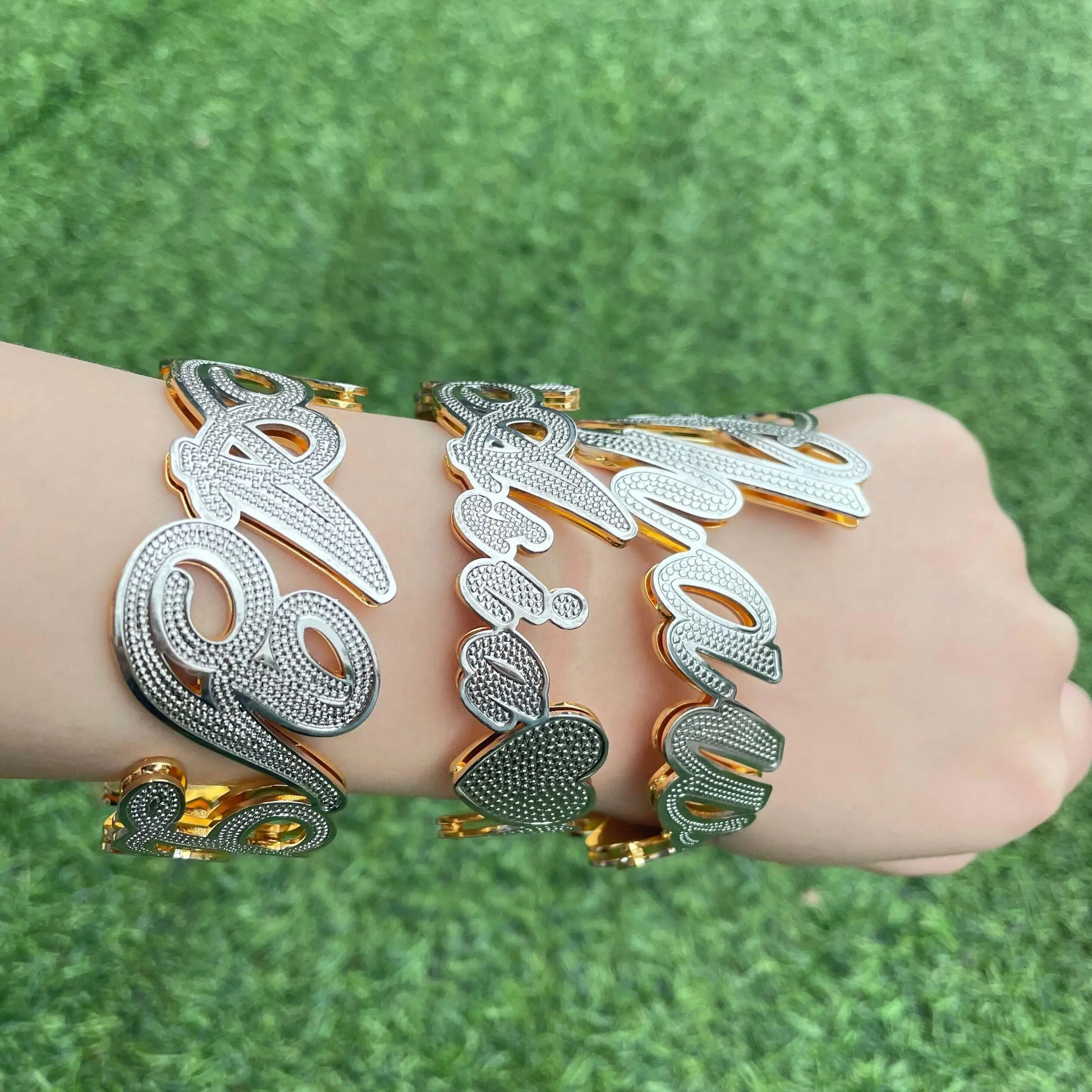 2021 New Arrive Double Custom Name Personalized Information Bracelet Gilded to Give Women the Best Gift
2021 New Arrive Double Custom Name Personalized Information Bracelet Gilded to Give Women the Best Gift