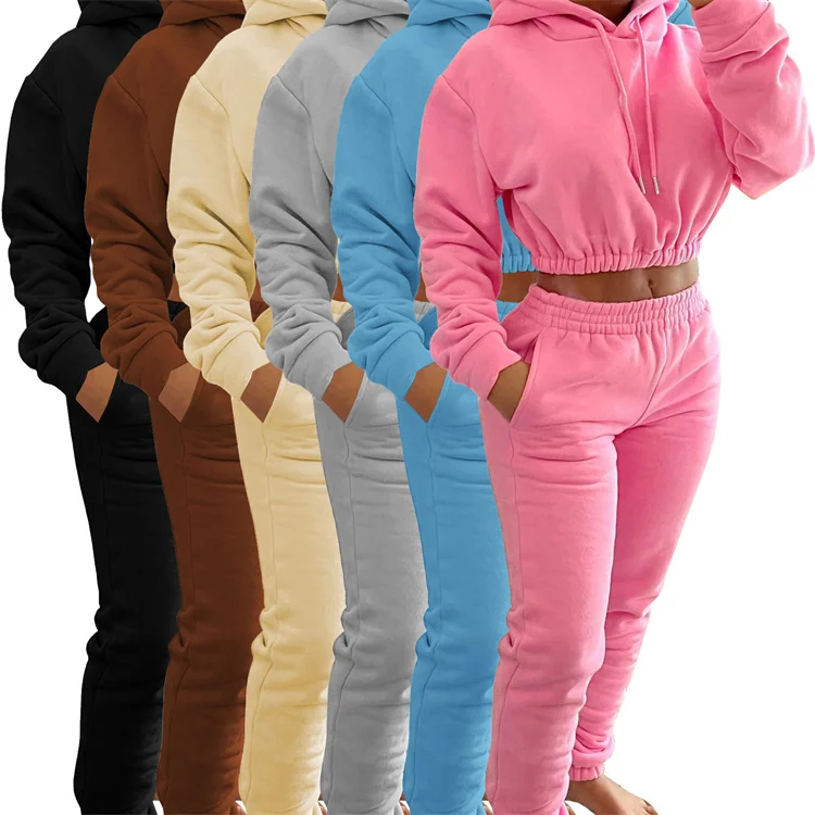 Custom Hoodie Womens Winter Clothes 2022 Crop Top Jogger Thick Fleece Cotton Two Piece Pants Set Stack Sweatpants And Hoodie Set
Custom Hoodie Womens Winter Clothes 2022 Crop Top Jogger Thick Fleece Cotton Two Piece Pants Set Stack Sweatpants And Hoodie Set
