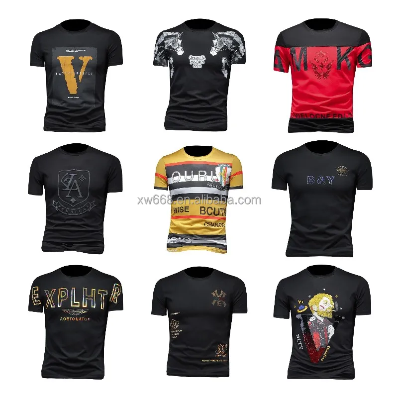 Factory wholesale hot men's T-shirts hot rhinestone t-shirts summer half sleeve mercerized super soft cotton t-shirts high quali, Customized color
Factory wholesale hot men's T-shirts hot rhinestone t-shirts summer half sleeve mercerized super soft cotton t-shirts high quali, Customized color