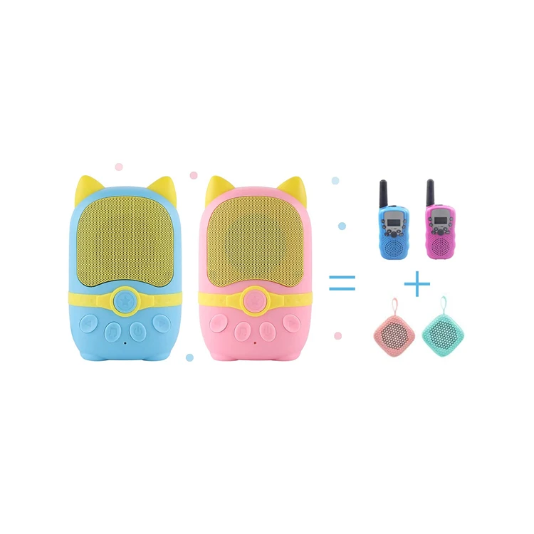 Two-way radio communicator authorization-free walkie-talkie toy children's Christmas gift birthday gift walkie-talkie toy, Blue,pink
Two-way radio communicator authorization-free walkie-talkie toy children's Christmas gift birthday gift walkie-talkie toy, Blue,pink
