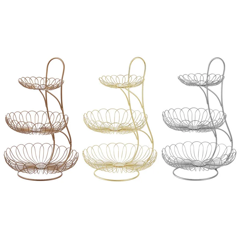 Three layer fruit basket living room candy tray dry fruit storage basket modern simple large fruit tray
Three layer fruit basket living room candy tray dry fruit storage basket modern simple large fruit tray