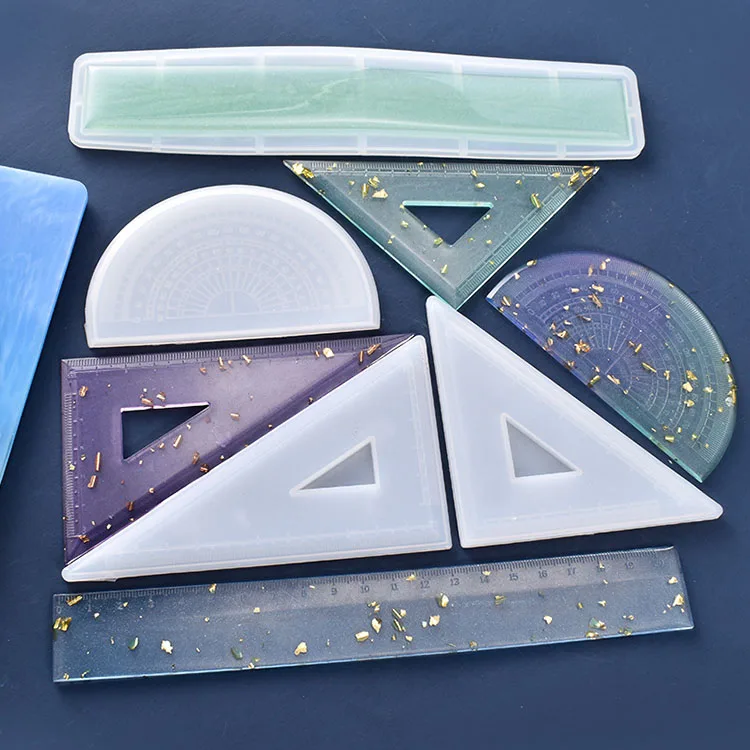 Silicone Ruler Mold Diy Jewelry Making Epoxy Resin Triangular Ruler Molds Protractor Mould Manual Epoxy Tool School Supplies New
Silicone Ruler Mold Diy Jewelry Making Epoxy Resin Triangular Ruler Molds Protractor Mould Manual Epoxy Tool School Supplies New