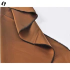 Free samples! 50*100 black silk polyester 4/4 twill fake memory fabric! Manufacturer direct