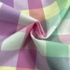 100%cotton reactive yarn dyed poplin men shirts woven fabric