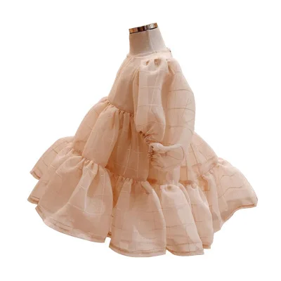 Girls' Fluffy Gauze Skirt Doll Skirt Dress Princess Dress