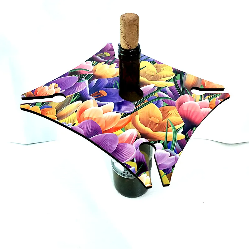 2020 New product printable sublimation wine caddy two cup diy wood plate wine glass holder
2020 New product printable sublimation wine caddy two cup diy wood plate wine glass holder