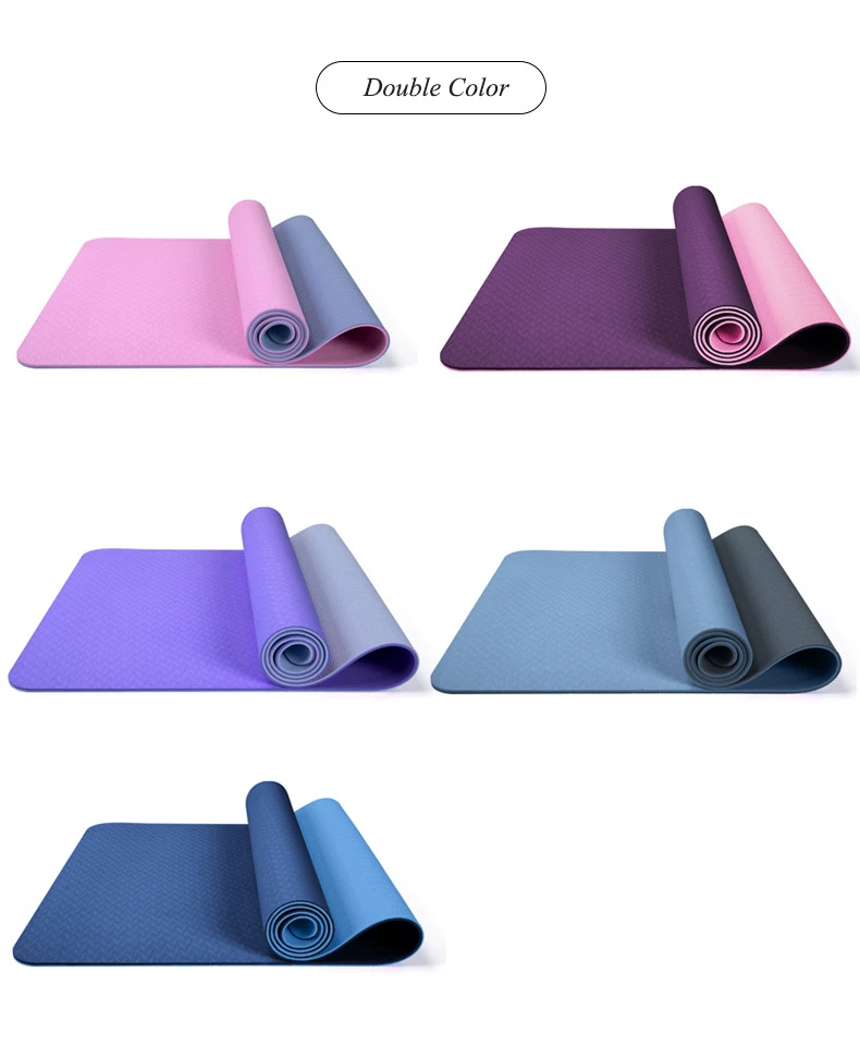 Soem-TPE-Yoga Mat Recyclable Eco Friendly 4mm 6mm 8mm 10mm 183cm 2