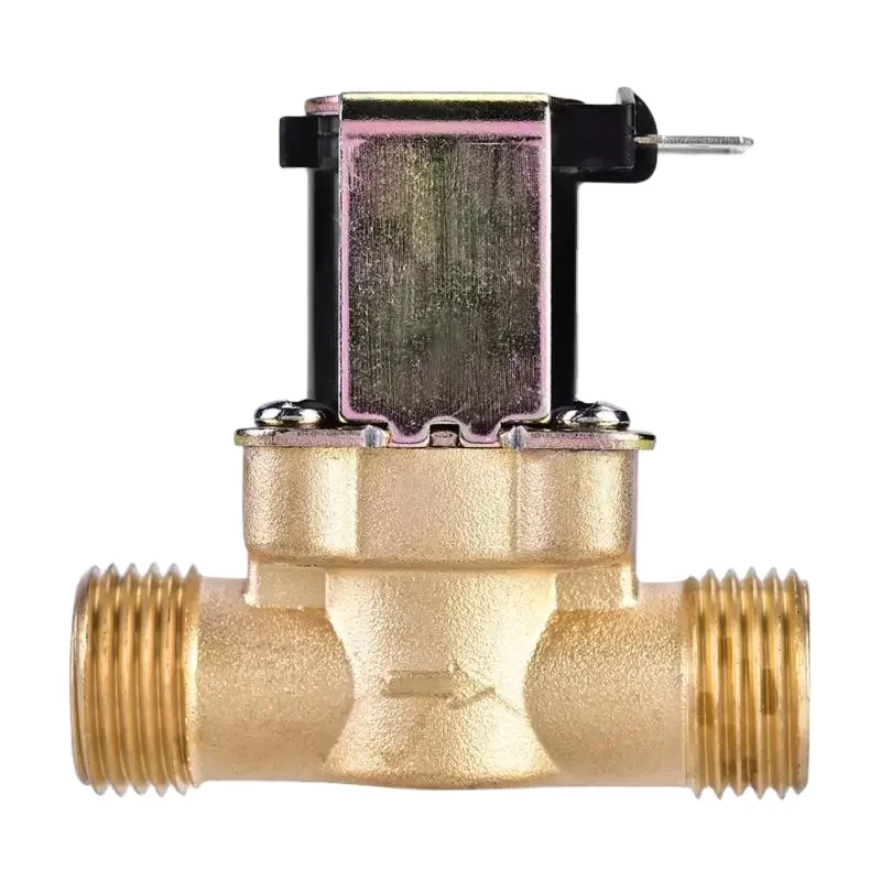 

DC 24V AC220V Electric Solenoid Magnetic Valve Normally Closed Brass Valves For Water Control 3/4inch 1/2inch