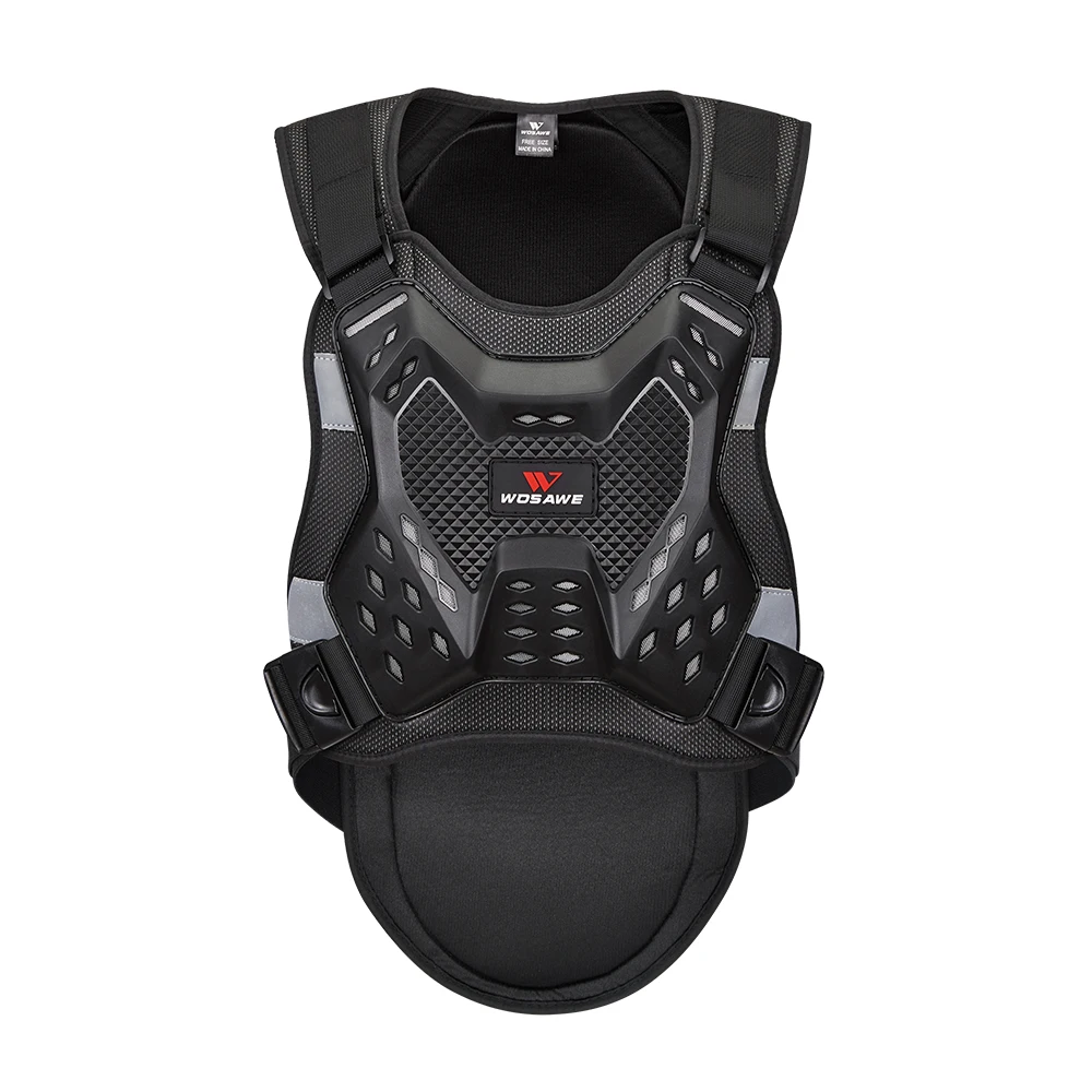 WOSAWE Adult Motorcycle Armor Vest Chest Back Protection Protective Gear Motocross Skiing Skateboard Safety Jacket, As picture or customized design
WOSAWE Adult Motorcycle Armor Vest Chest Back Protection Protective Gear Motocross Skiing Skateboard Safety Jacket, As picture or customized design