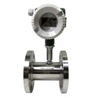 50mm intelligent micro turbine fuel electromagnetic flow water meter