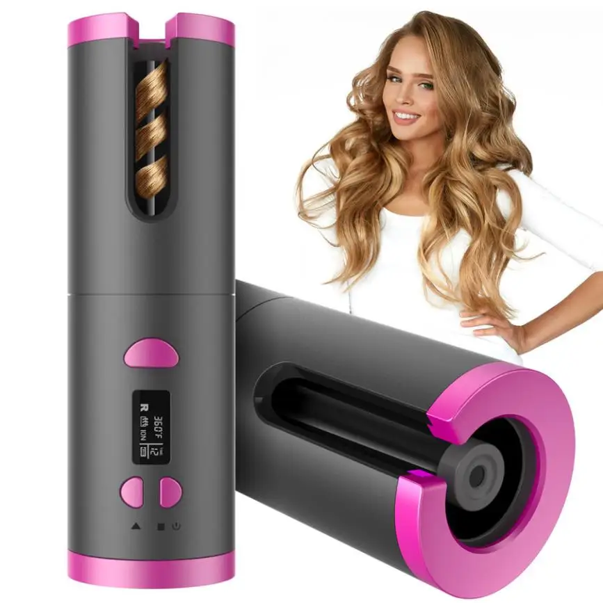 Cordless Hair Curler Portable USB Rechargeable Wireless Automatic 360 Rotating Curling Iron
Cordless Hair Curler Portable USB Rechargeable Wireless Automatic 360 Rotating Curling Iron