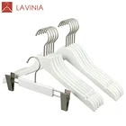 Provide All Kinds of White Wooden Cloth Hangers for Baby Children Clothes and Kids Clothing