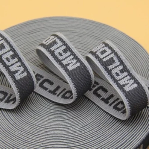 Printed Logo Pattern Polyester/Nylon Woven Strap, Jacquard Satin Band Elastic Band Webbing
Printed Logo Pattern Polyester/Nylon Woven Strap, Jacquard Satin Band Elastic Band Webbing