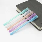 YQ0271 cheap promotional pen plastic click ball pens with logo gel pen