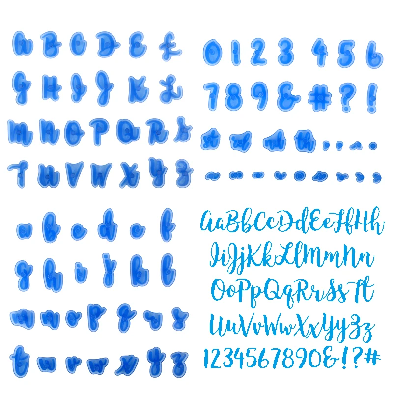Plastic Capital Letters Number Cookie Cutter Set Press Set Alphabet Cookie Mold Symbol Letters Fondant Cake Mold Bake tools
Plastic Capital Letters Number Cookie Cutter Set Press Set Alphabet Cookie Mold Symbol Letters Fondant Cake Mold Bake tools