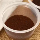 Disposable friendly nespresso compatible empty coffee capsule with lid