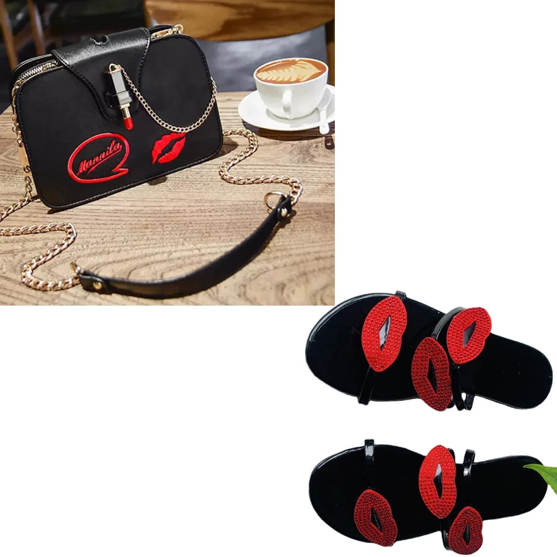 2021 Women's Slippers With Matching Bags Purse Slippers Sandals Sets for Girls Handbag Large Capacity Leisure Bags for Ladies
2021 Women's Slippers With Matching Bags Purse Slippers Sandals Sets for Girls Handbag Large Capacity Leisure Bags for Ladies