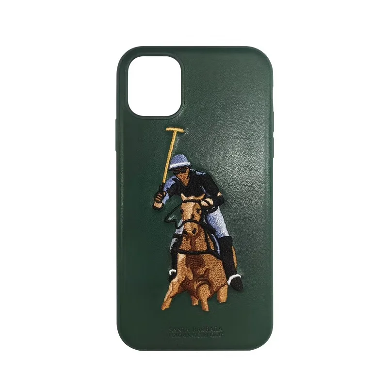 POLO Original Embroidery Back Case for iPhone 11 12 Anti Fall Leather Mobile Phone Case for Iphone 11Pro Max JE-029
POLO Original Embroidery Back Case for iPhone 11 12 Anti Fall Leather Mobile Phone Case for Iphone 11Pro Max JE-029
