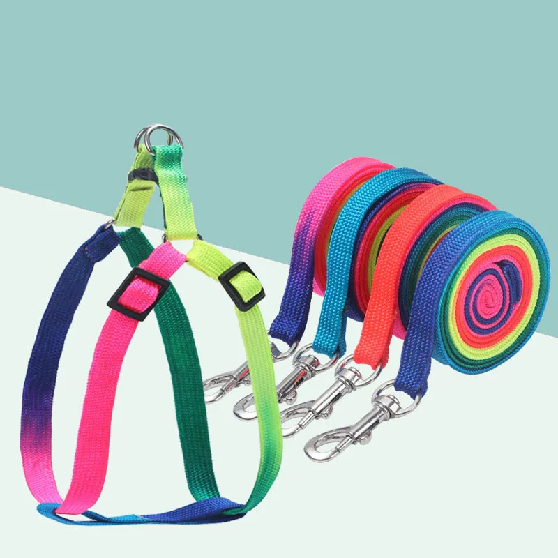 Firm Flexible Colorful Chest Strap Towing Traction Nylon Collar Rope Pet Dog Leash Harness
Firm Flexible Colorful Chest Strap Towing Traction Nylon Collar Rope Pet Dog Leash Harness