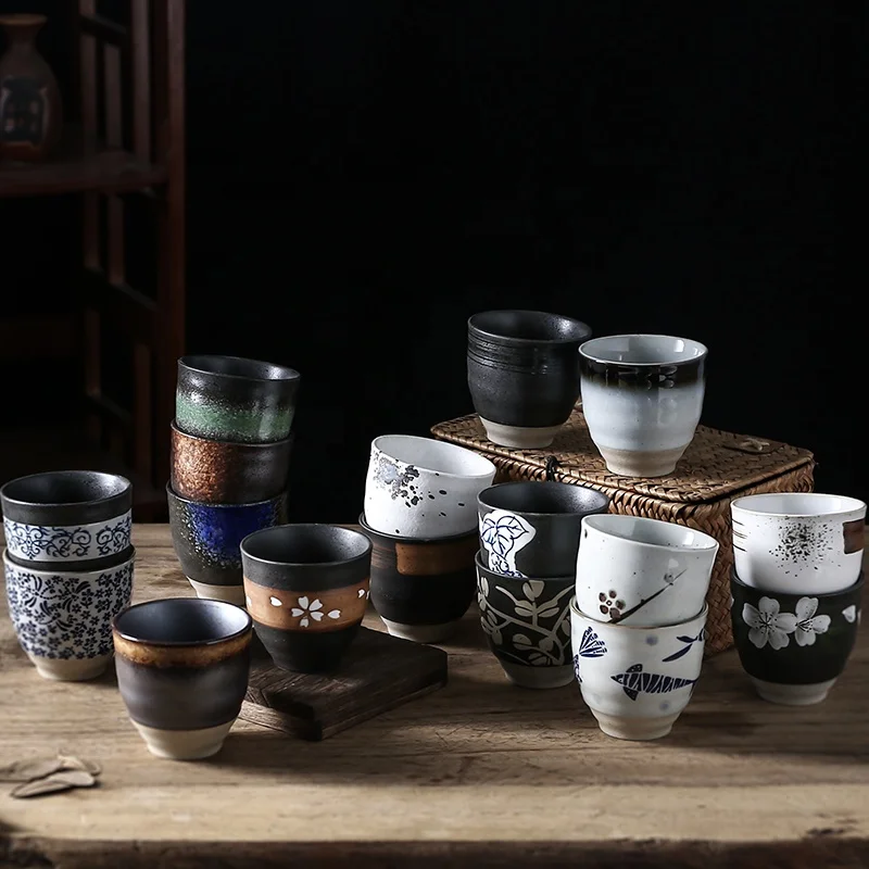 Wholesale retro ceramic bubble tea cup personalized water cup household kungfu tea set cups
Wholesale retro ceramic bubble tea cup personalized water cup household kungfu tea set cups