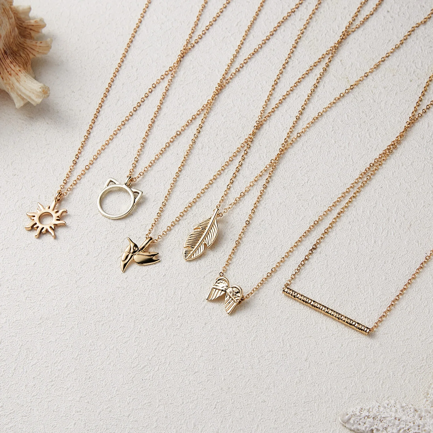 Fashion Little Cat Bird Gold Plated Cute Young Leafs Sun Pendant Girls Necklace Jewelry
Fashion Little Cat Bird Gold Plated Cute Young Leafs Sun Pendant Girls Necklace Jewelry
