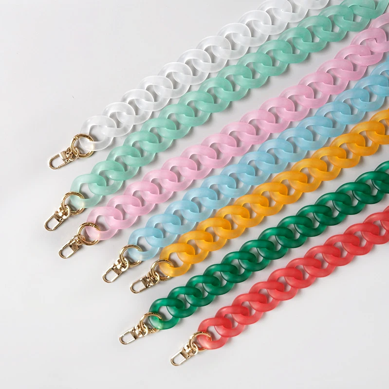 Meetee B-C103 New Candy Color Acrylic Resin Chain Retro Handmade Thick Chain Bag Decorative Plastic Chain, 7 colors
Meetee B-C103 New Candy Color Acrylic Resin Chain Retro Handmade Thick Chain Bag Decorative Plastic Chain, 7 colors