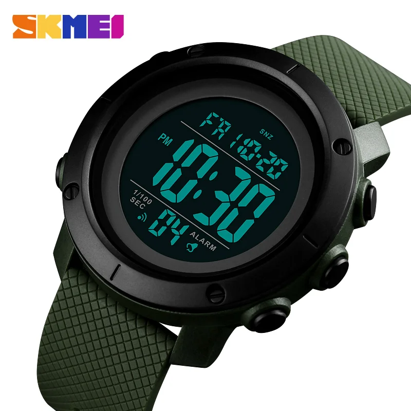 SKMEI 1434 Men Watch Digital Sports Outdoor Watches Stopwatch Double Countdown Alarm Clock Waterproof Watch
SKMEI 1434 Men Watch Digital Sports Outdoor Watches Stopwatch Double Countdown Alarm Clock Waterproof Watch