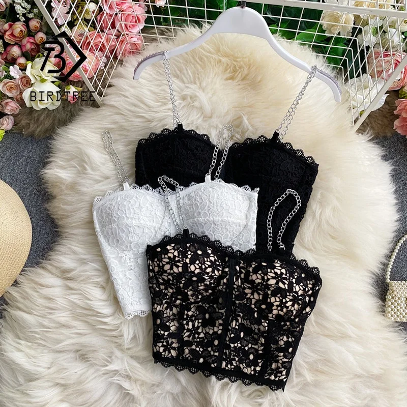 New Lace Tube Top Women Spring Summer Slim Camisole Blouse Sleeveless Crop Short Tops Outerwear T13301X
New Lace Tube Top Women Spring Summer Slim Camisole Blouse Sleeveless Crop Short Tops Outerwear T13301X