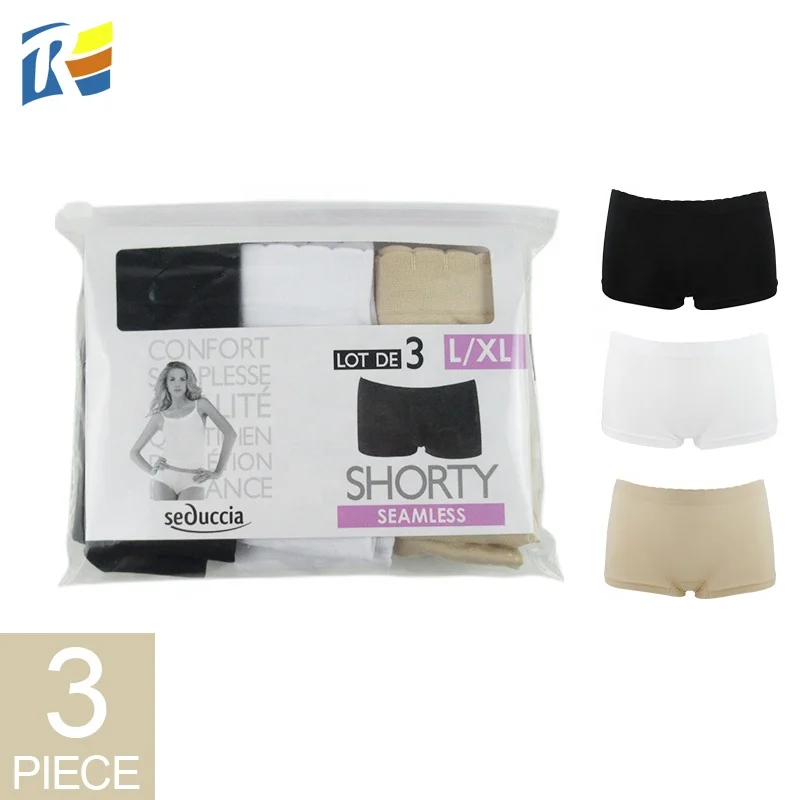 Wholesale Direct Manufacturer Daily Multi Color 3- pack Plain Seamless Women Boyshorts, Assorted
Wholesale Direct Manufacturer Daily Multi Color 3- pack Plain Seamless Women Boyshorts, Assorted