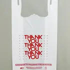 Bag Plastic Plastic Bag Printed Recyclable HDPE Shopping Vest Handle Bag Gravure Printing T-shirt Plastic Bag