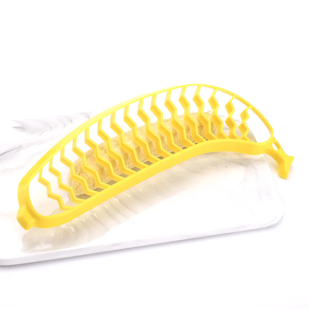 Eco-friendly Plastic PP Hand Cutter Fruit Tools Chopper Manual Banana Slicer For Kitchen, Yellow
Eco-friendly Plastic PP Hand Cutter Fruit Tools Chopper Manual Banana Slicer For Kitchen, Yellow