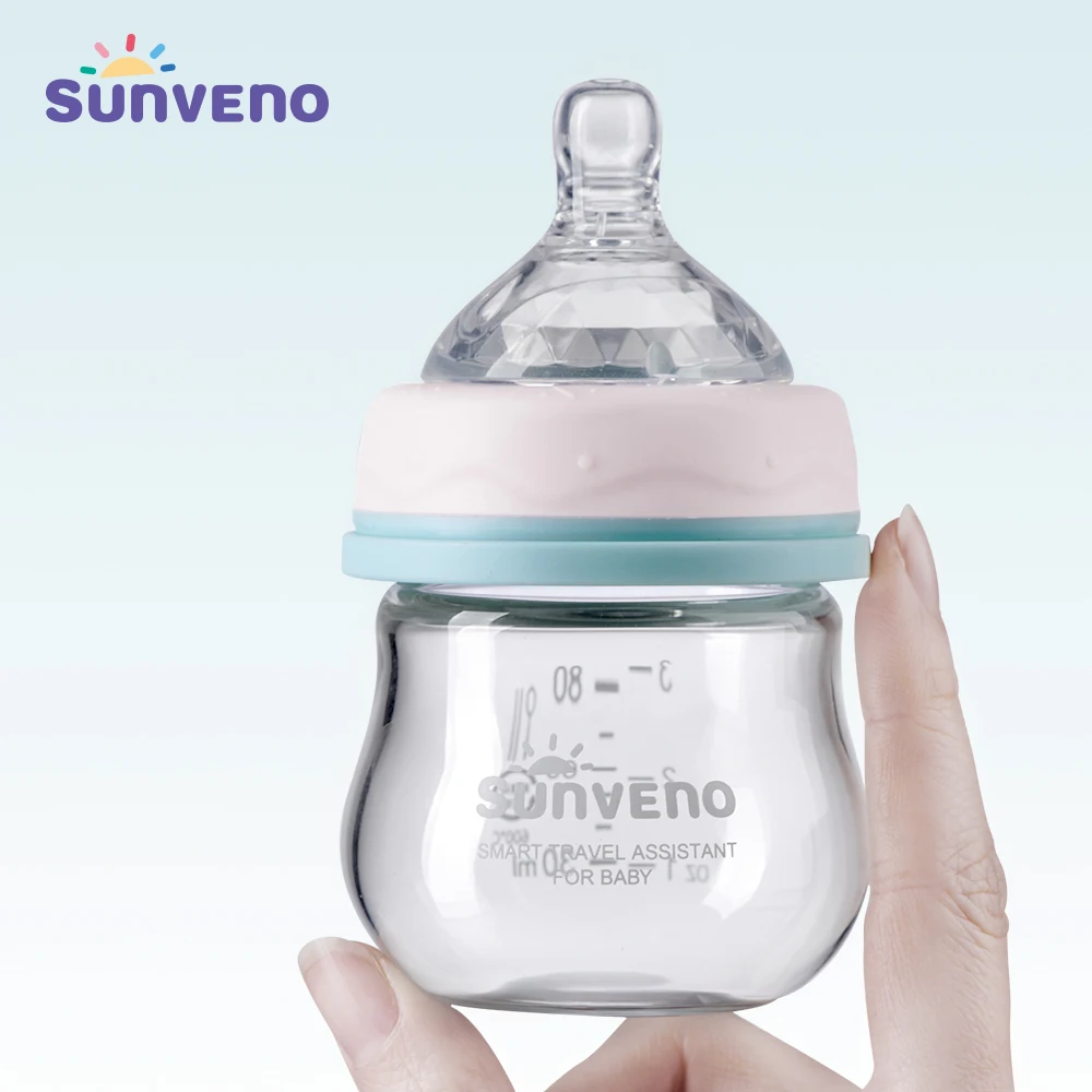 Sunveno 80ml Newborn Baby Bottle Mini Feeding Nursing Bottle BPA Free Safe Newborn Nursing Care Feeder Glass
Sunveno 80ml Newborn Baby Bottle Mini Feeding Nursing Bottle BPA Free Safe Newborn Nursing Care Feeder Glass