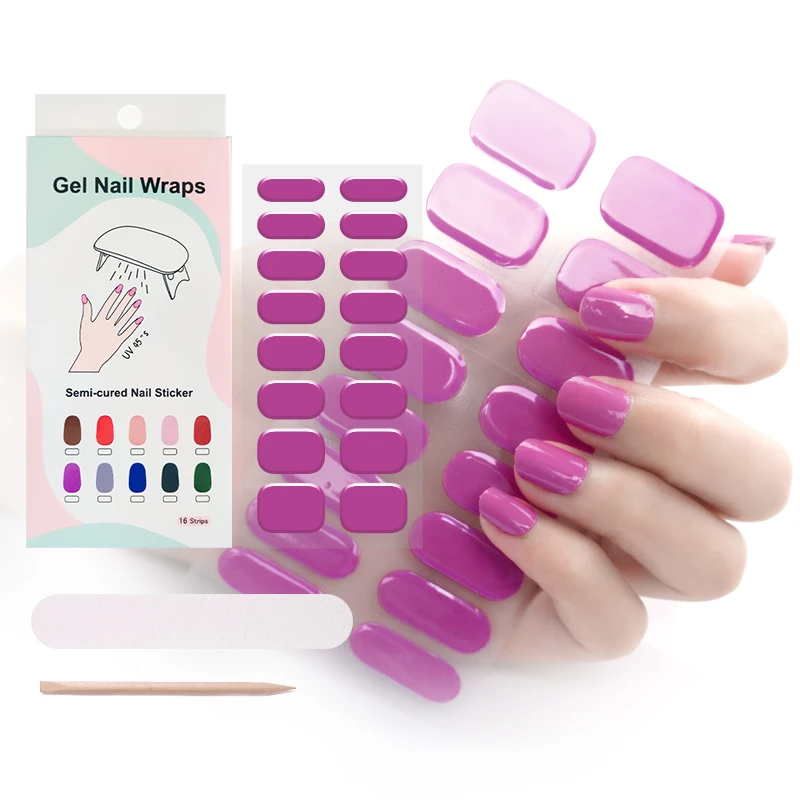 Gel Nail Strips Cheap Price Gel Nail With The Uv Semi-cured Gel Nail Sticker, Colorful
Gel Nail Strips Cheap Price Gel Nail With The Uv Semi-cured Gel Nail Sticker, Colorful