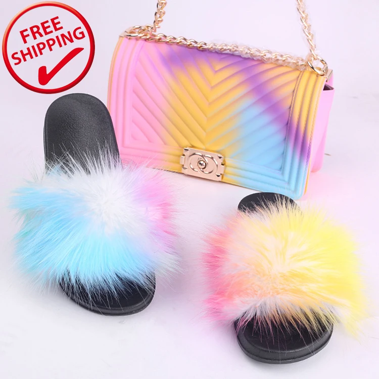 Outdoor Indoor Fashion Designer Women Furry Mink Faux Fur House Slippers Handbag Set For Sale, Light brown, dark brown, white pink purple
Outdoor Indoor Fashion Designer Women Furry Mink Faux Fur House Slippers Handbag Set For Sale, Light brown, dark brown, white pink purple