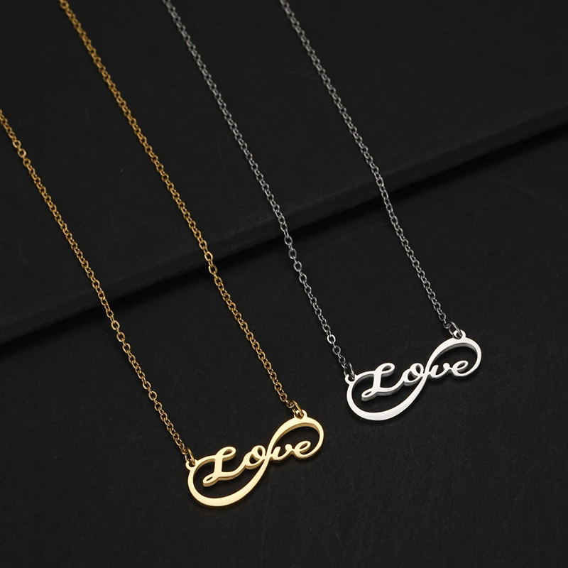 Infinite Love Necklace Letter Charms Stainless Steel 2021 Jewelry Love Charm Bracelet Women Jewelry Necklace And Bracelet Set
Infinite Love Necklace Letter Charms Stainless Steel 2021 Jewelry Love Charm Bracelet Women Jewelry Necklace And Bracelet Set