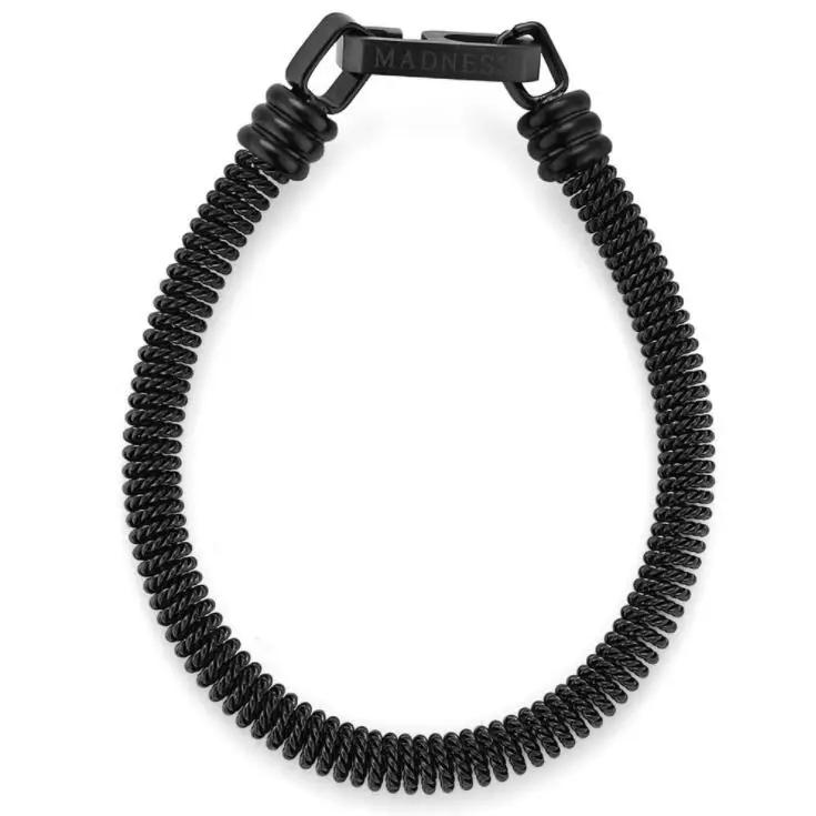 Hip Hop Popular European and American Personality Fashion Titanium Steel Spring Bracelet Digital Spring Bracelet Couple Bracelet
Hip Hop Popular European and American Personality Fashion Titanium Steel Spring Bracelet Digital Spring Bracelet Couple Bracelet