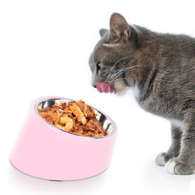 Hot Sale Dog Cat Pet Bowl Stainless Steel Slanted Pet Bowls, Pink, yellow, blue, orange, green, white and grey
Hot Sale Dog Cat Pet Bowl Stainless Steel Slanted Pet Bowls, Pink, yellow, blue, orange, green, white and grey
